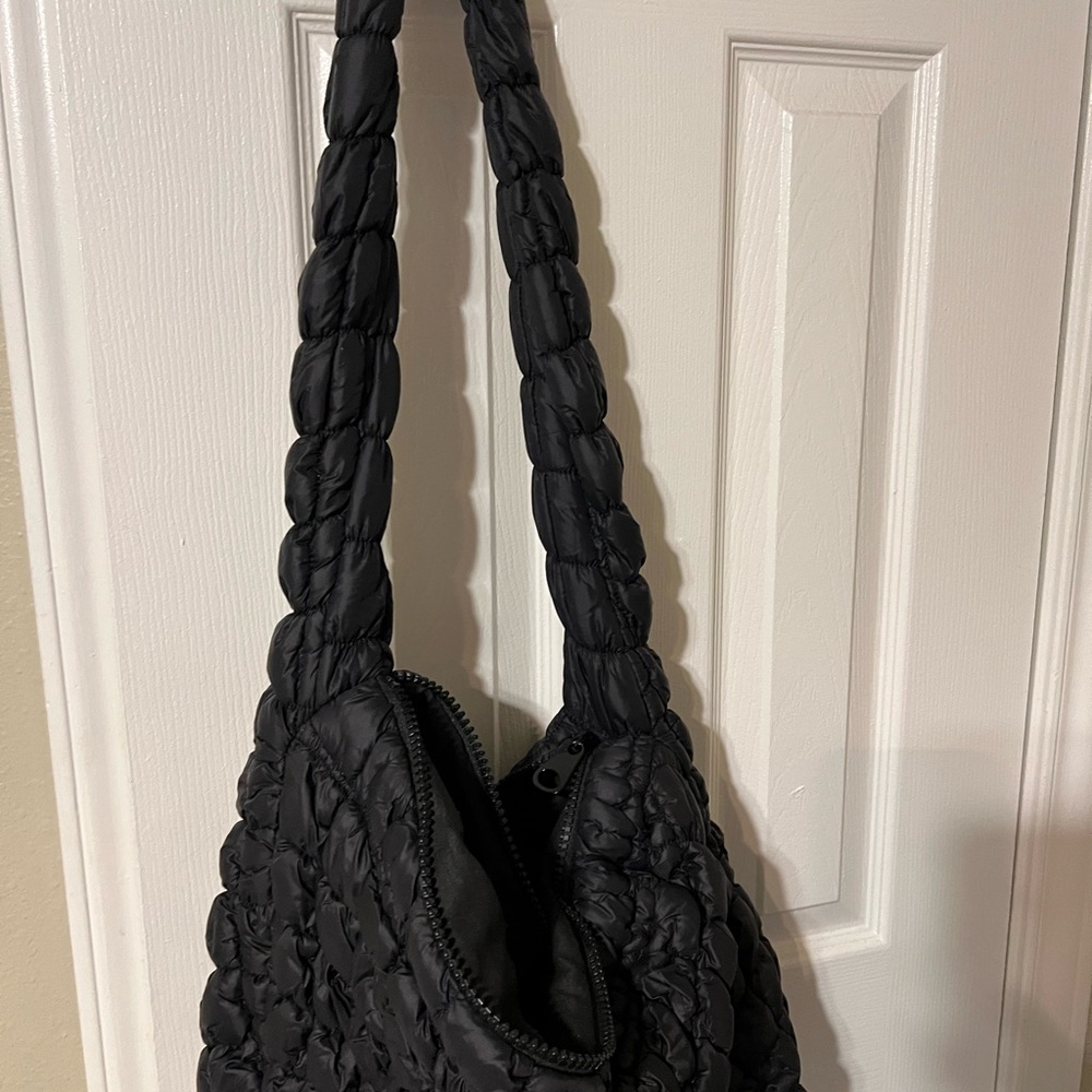Black Quilted Women's Bag